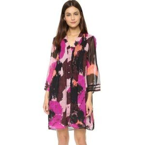 Diane von Furstenberg Layla Multi Shift Dress, size 8